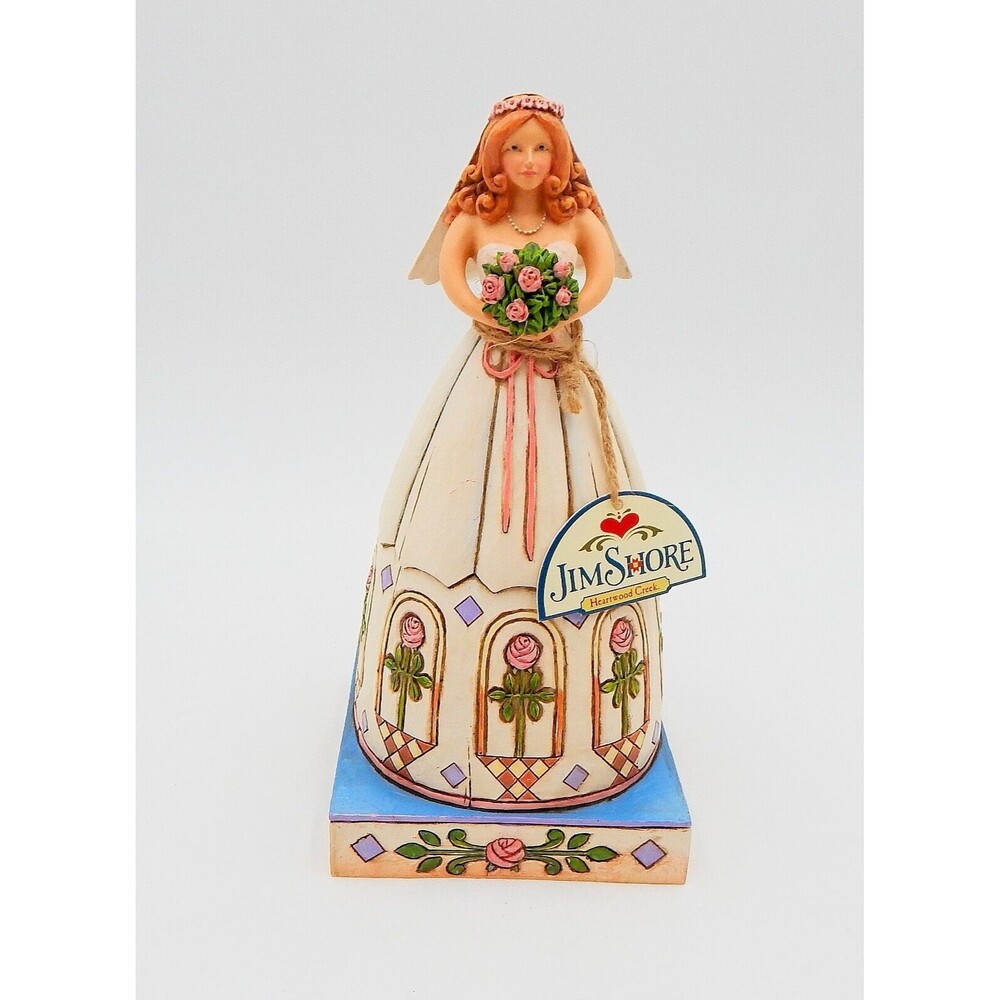 Jim Shore Bride "From This Day Forward" Figurine Wedding Heartwood Creek 4007235